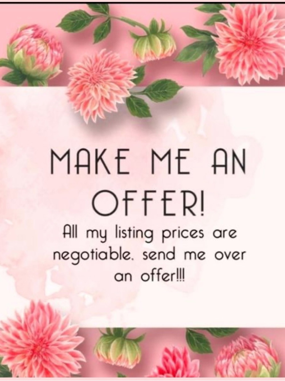 Offers welcome 🩷